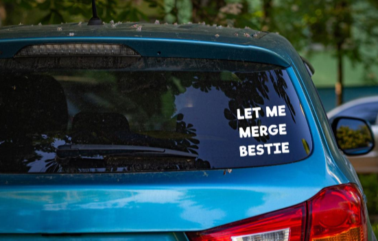 Let Me Merge Bestie Decal