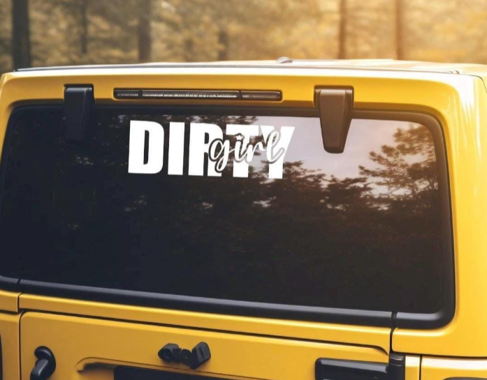 Dirty Girl Decal