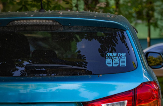 Save the Manuals 3 Pedal Decal